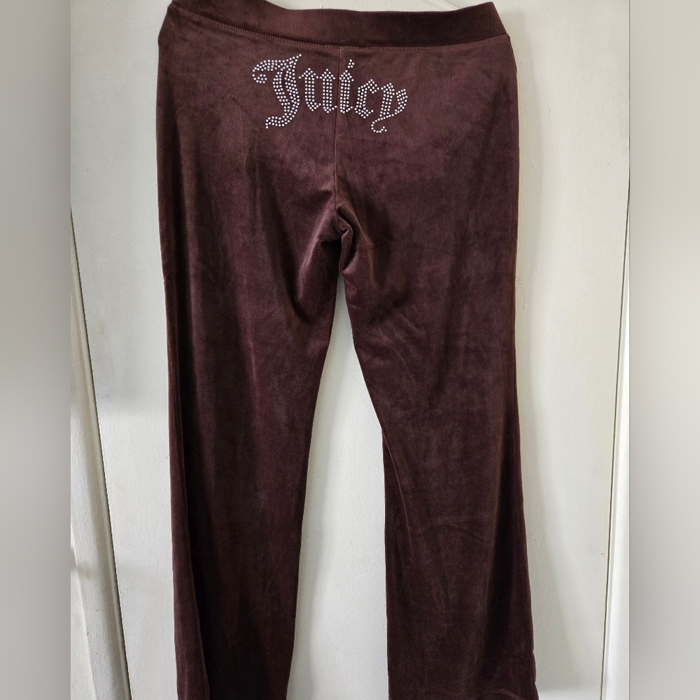 Juicy Couture Brown Velour Pants